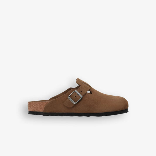 Chinelos Birkenstock Boston Soft Footbed Suede Leather