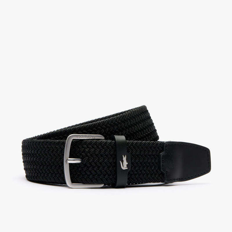 Cinto Lacoste Stretch Woven Belt