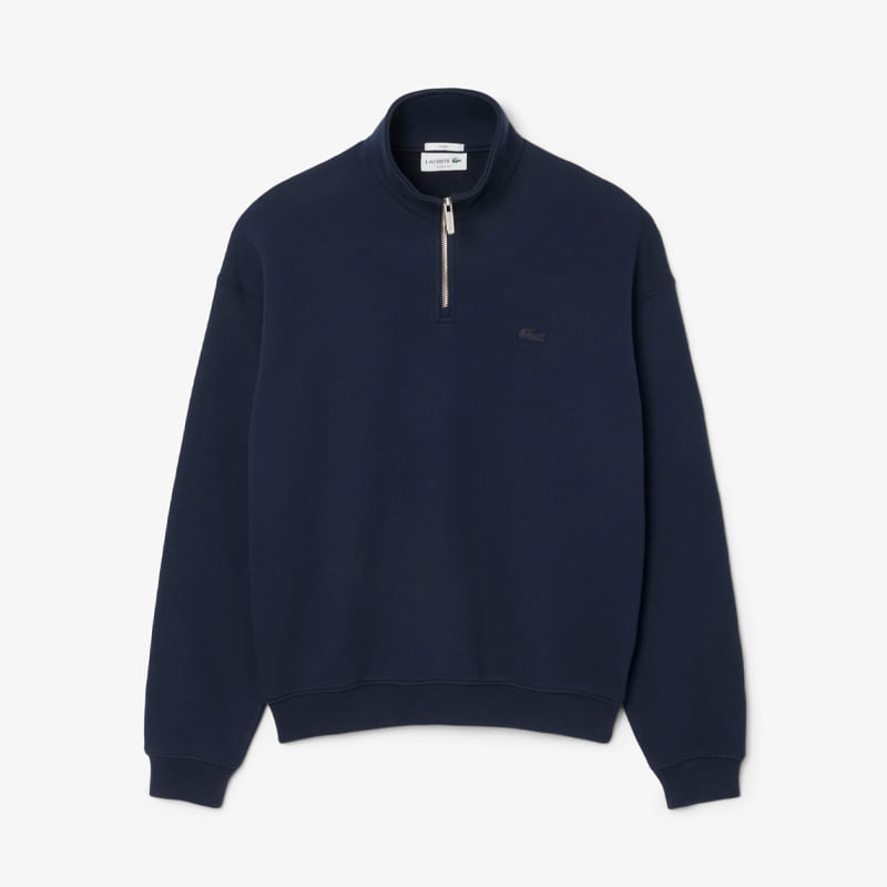 Camisola Lacoste Loose Fit Zip Neck Fleece