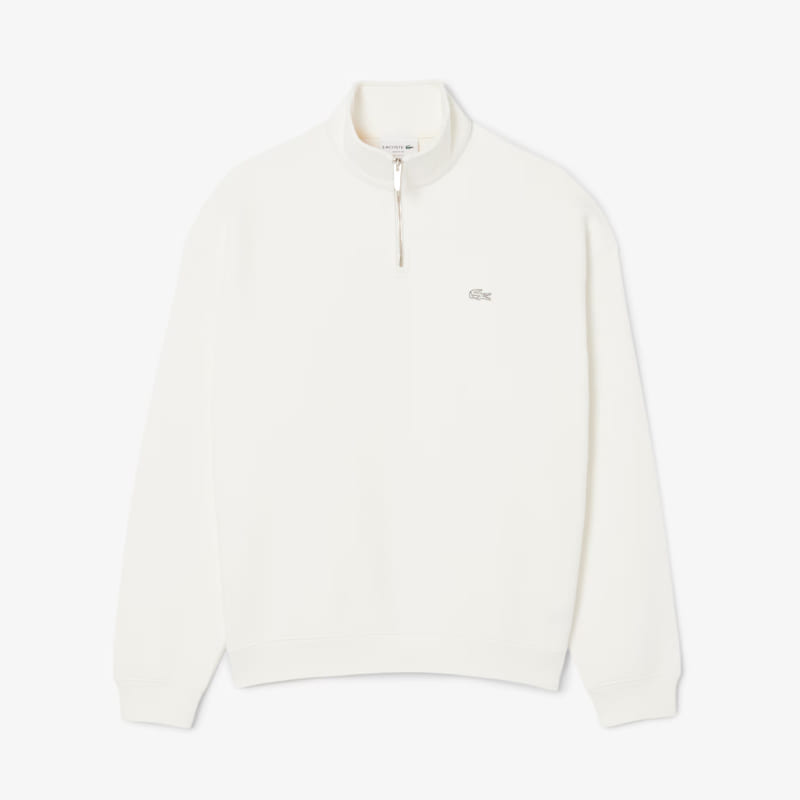 Camisola Lacoste Loose Fit Zip Neck Fleece Sweatshirt