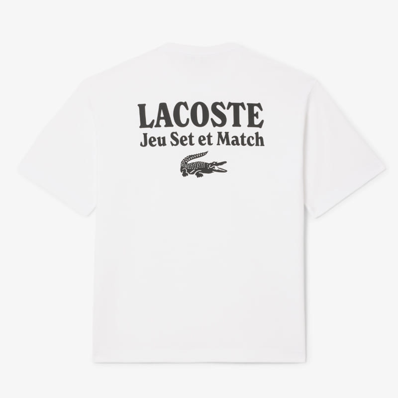 T-Shirt Lacoste Loose Fit Heavy Jersey Printed