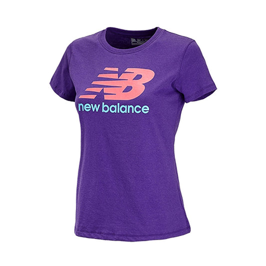 T-shirt New Balance Essent Roxo