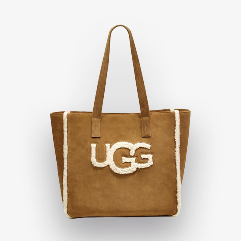 Bolsa Ugg Alina Tote Sheepskin Castanho