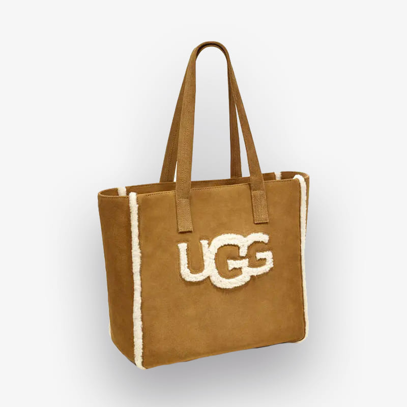 Bolsa Ugg Alina Tote Sheepskin Castanho