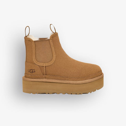 Botas Ugg Kids Neumel Platform Castanho