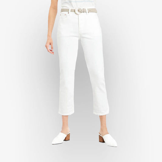 Calças Levi's 501 Crop Branco