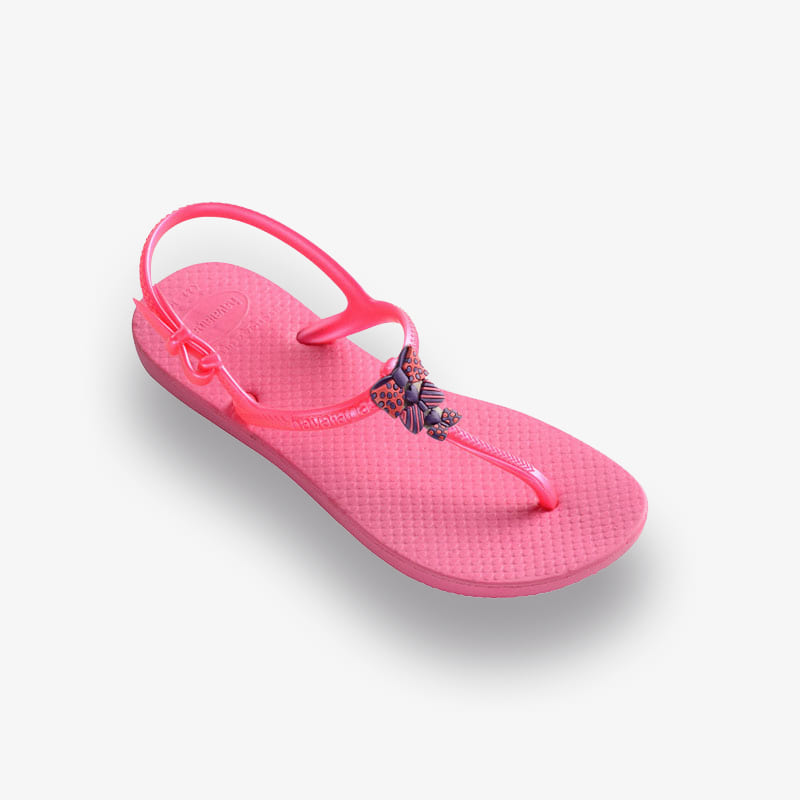 Chinelos Havaians Kids Freedom Rosa