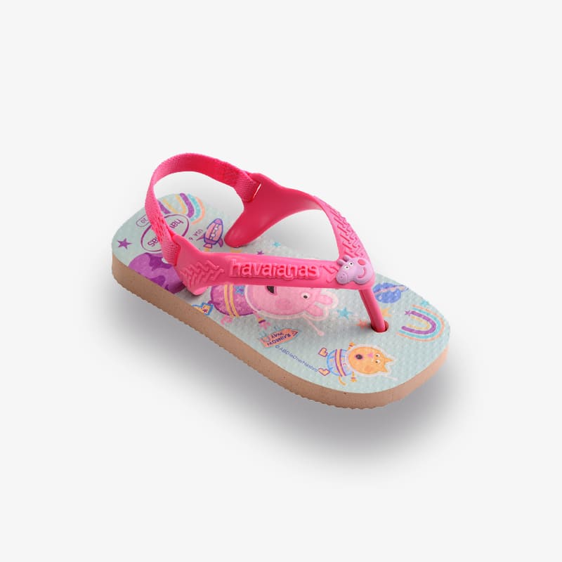 Sandálias Havaianas Peppa Pig Ballet Rosa