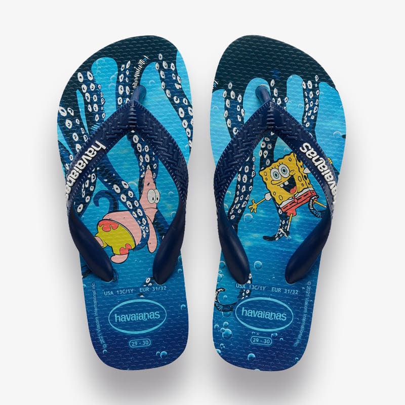 Chinelos Havaianas Bob Sponge Multicor