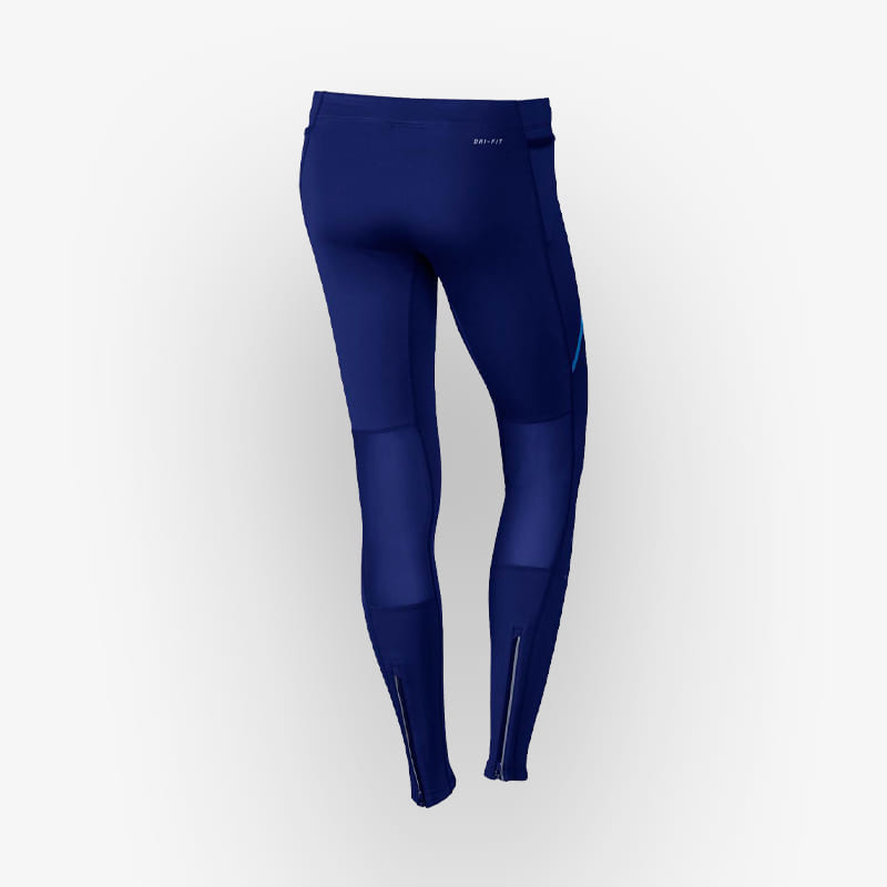 Calças Nike Power Tech Running Tight Azul