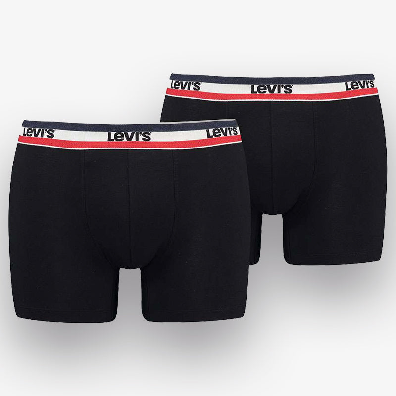 Boxers Levis Men Sportwear Logo Preto