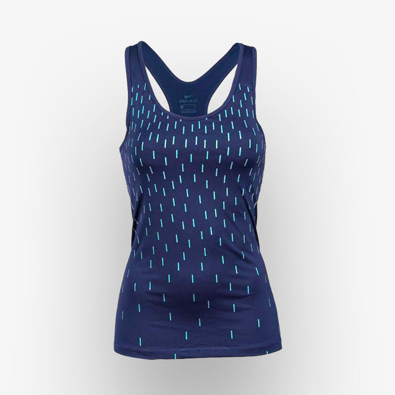 Top Nike Pro Tank Azul