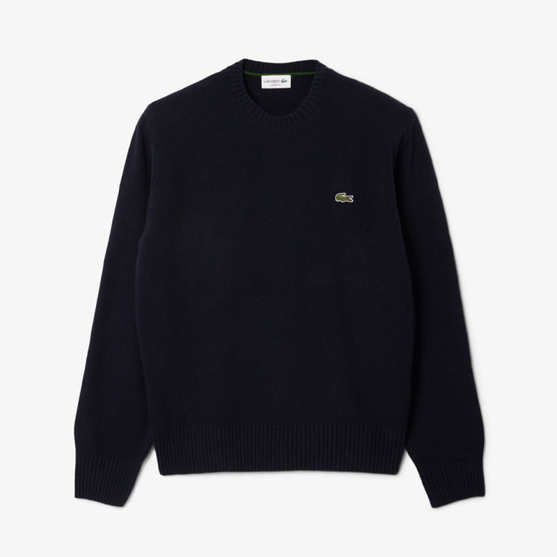 Camisola Lacoste Monochrome Carded Wool Jersey Crew Neck