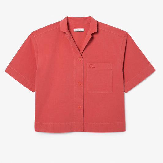 Camisa Lacoste Oversize Vermelho