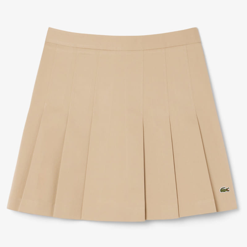 Saia Lacoste Short Pleated Gabardine