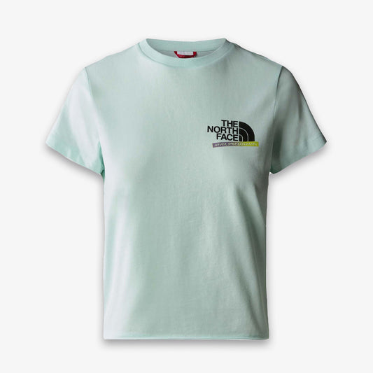 T-shirt The North Face Graphic Fitted Verde
