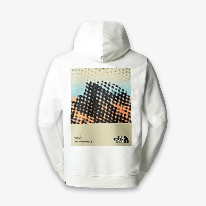 Camisola The North Face D2 Graphic Hoodie Branco