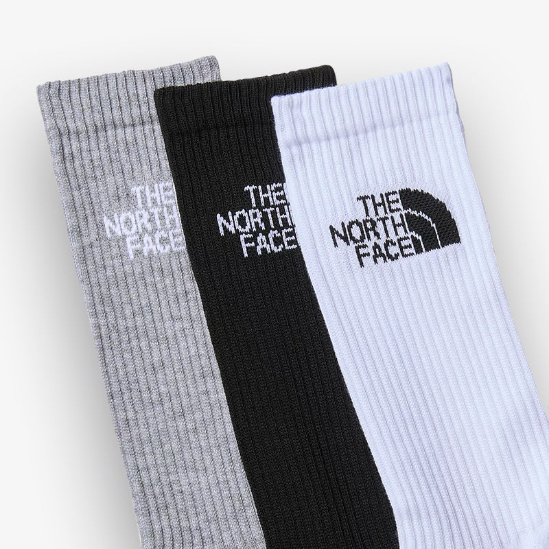 Meias The North Face Multi Sport Cush Crew Sock 3p Multicor