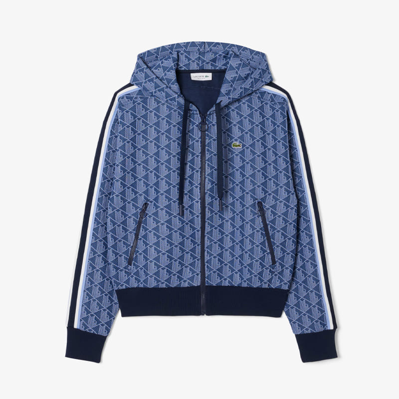 Casaco Lacoste Jacquard Monogram Hoodie