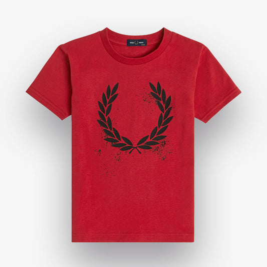 T-shirt Fred Perry Vermelho