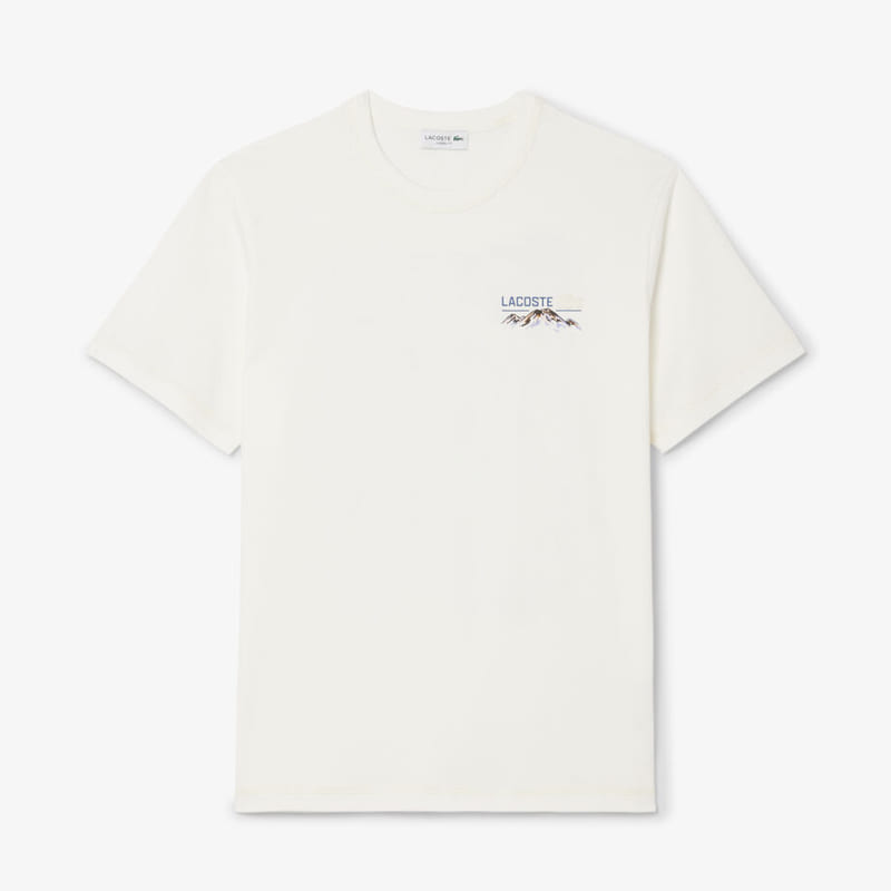 T-Shirt Lacoste Classic Fit Back Print Jersey