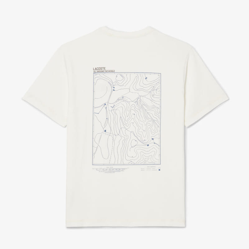 T-Shirt Lacoste Classic Fit Back Print Jersey