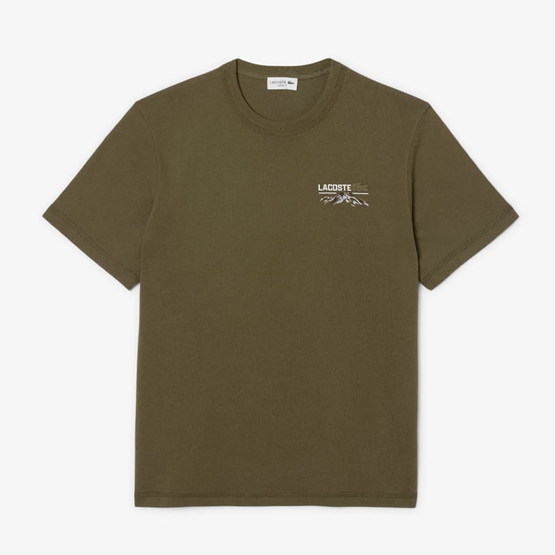 T-Shirt Lacoste Classic Fit Back Print Jersey