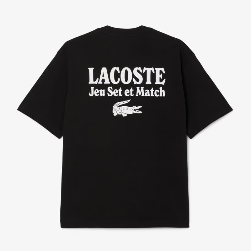 T-Shirt Lacoste Loose Fit Heavy Jersey Printed