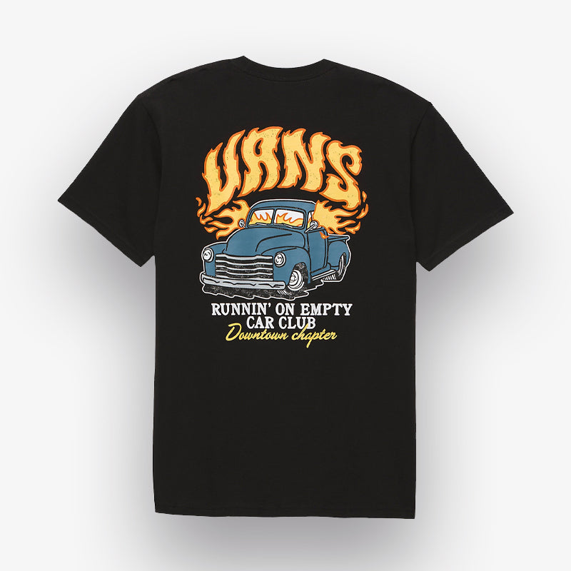 T-shirt Vans Running On Empty Preto